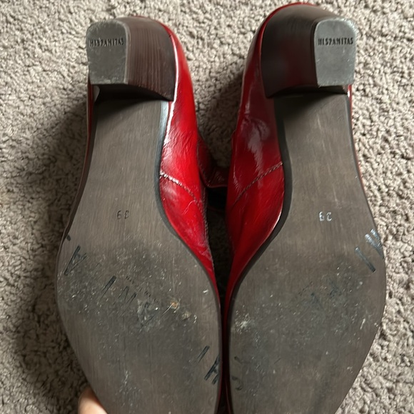 Hispanita size 39 Red, almost ox blood heels - Picture 4 of 4